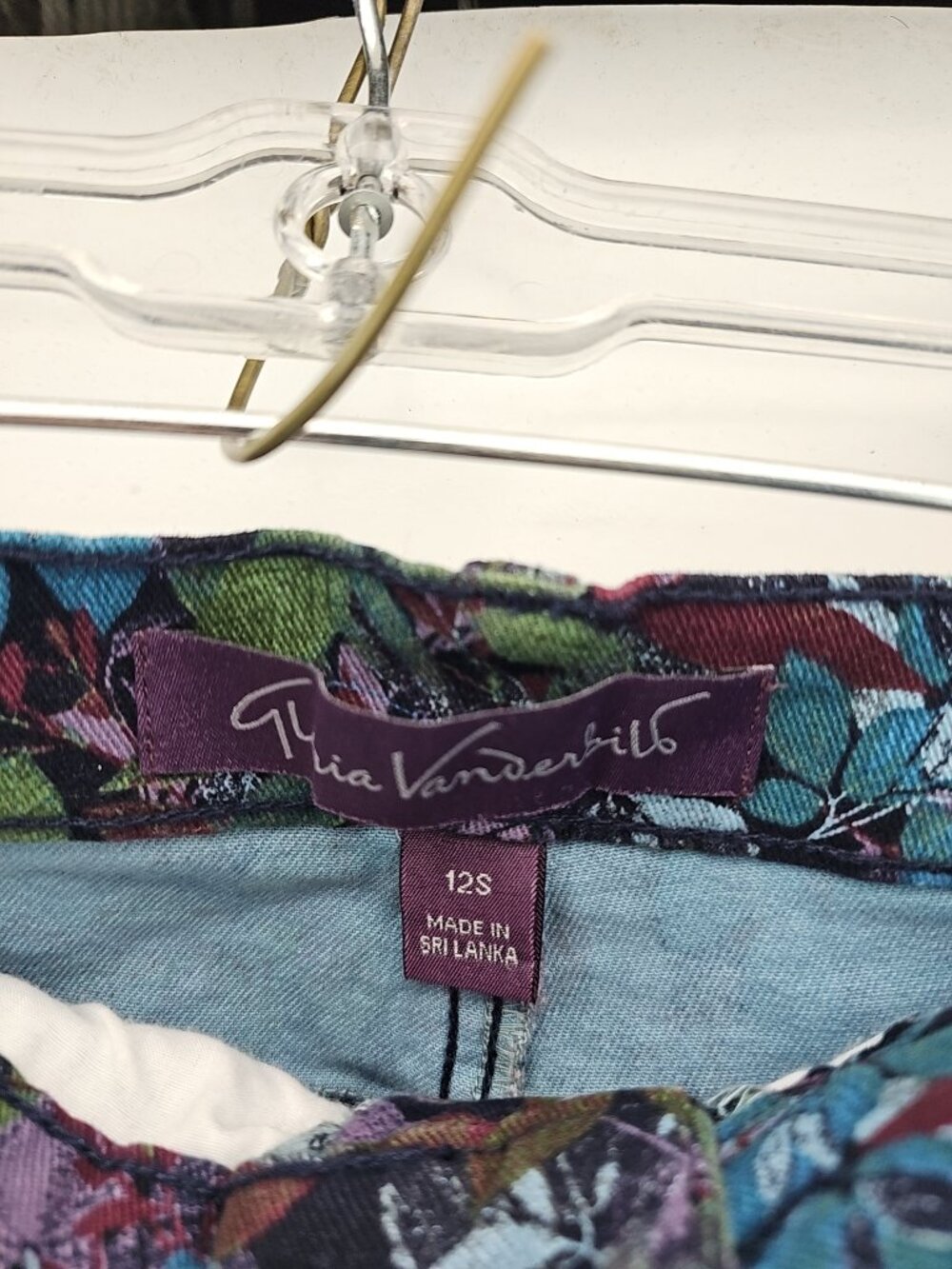 Gloria Vanderbilt Amanda Slimming Floral Jeans - Picture 2 of 5